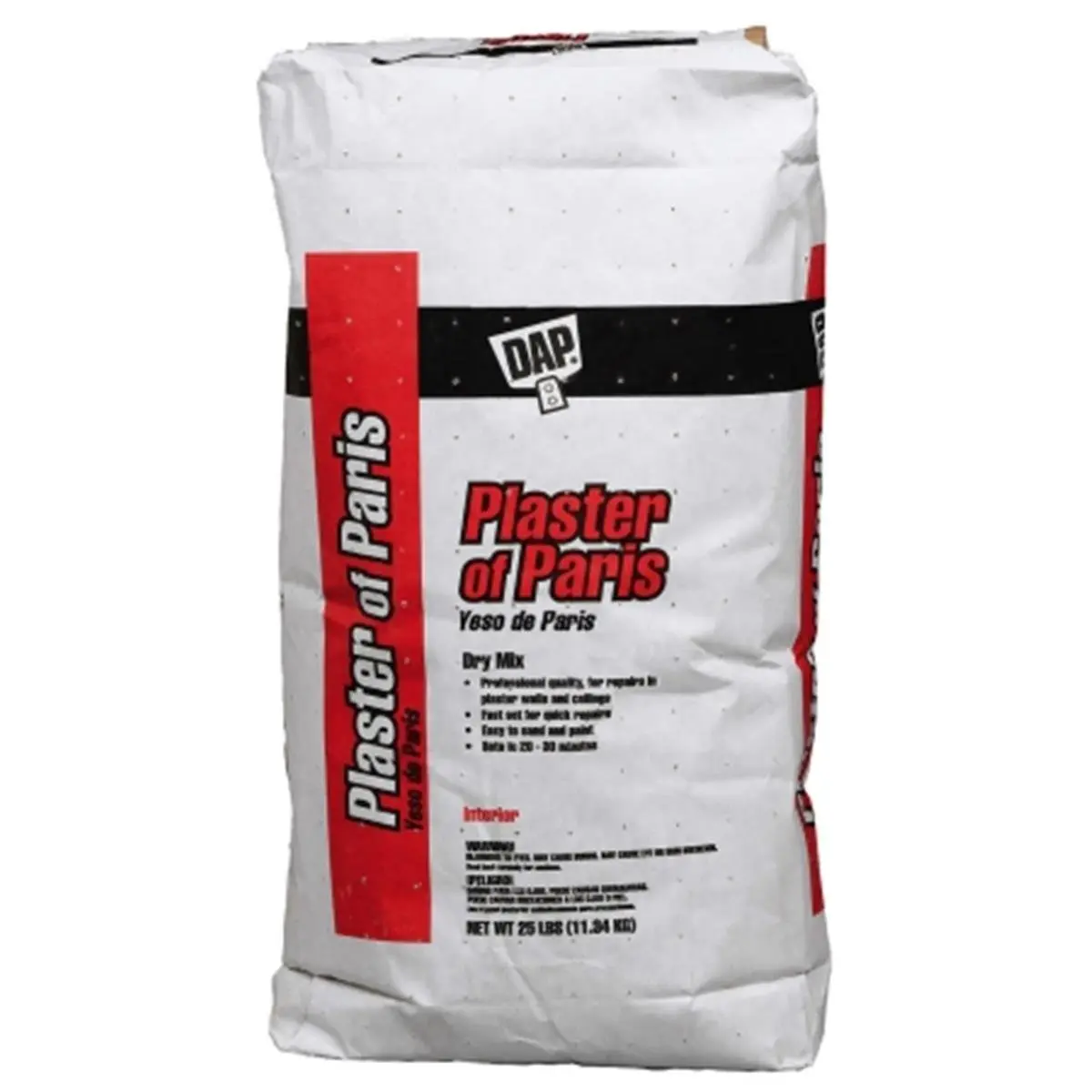 DAP 10312 Wall Hole Putty, 2-Pack Fast-Setting Plaster of Paris, Automotive & Motorcycle Paint Care Maintenance Solution, Exterior Wall Repair Product