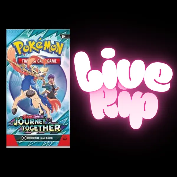 Pokémon Journey Together Pack Live Rip Official Booster Pack