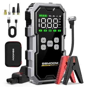 BSMOOM 9000A Ultimate Jump Starter & Air Compressor: The All-in-One Roadside Savior for All Gas/10L Diesel!