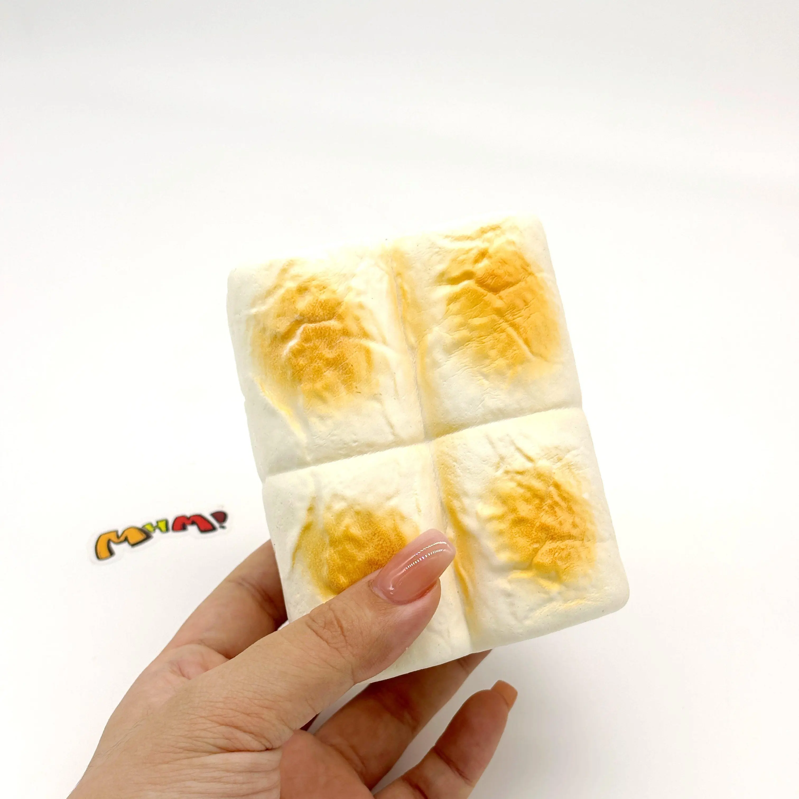 MHM Roasted Marshmallow Slow-Rising Squishy Toy, Soft Food-Themed Sensory Fidget Toy, Kawaii Stress Relief Toy for Collection & Gift