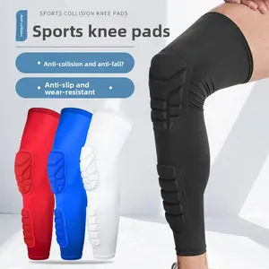 Sports Knee Pads Extended Breathable Leg Cover Outdoor Mountaineering Football Basketball Cycling Protective Gear Supplies guard,summervibes