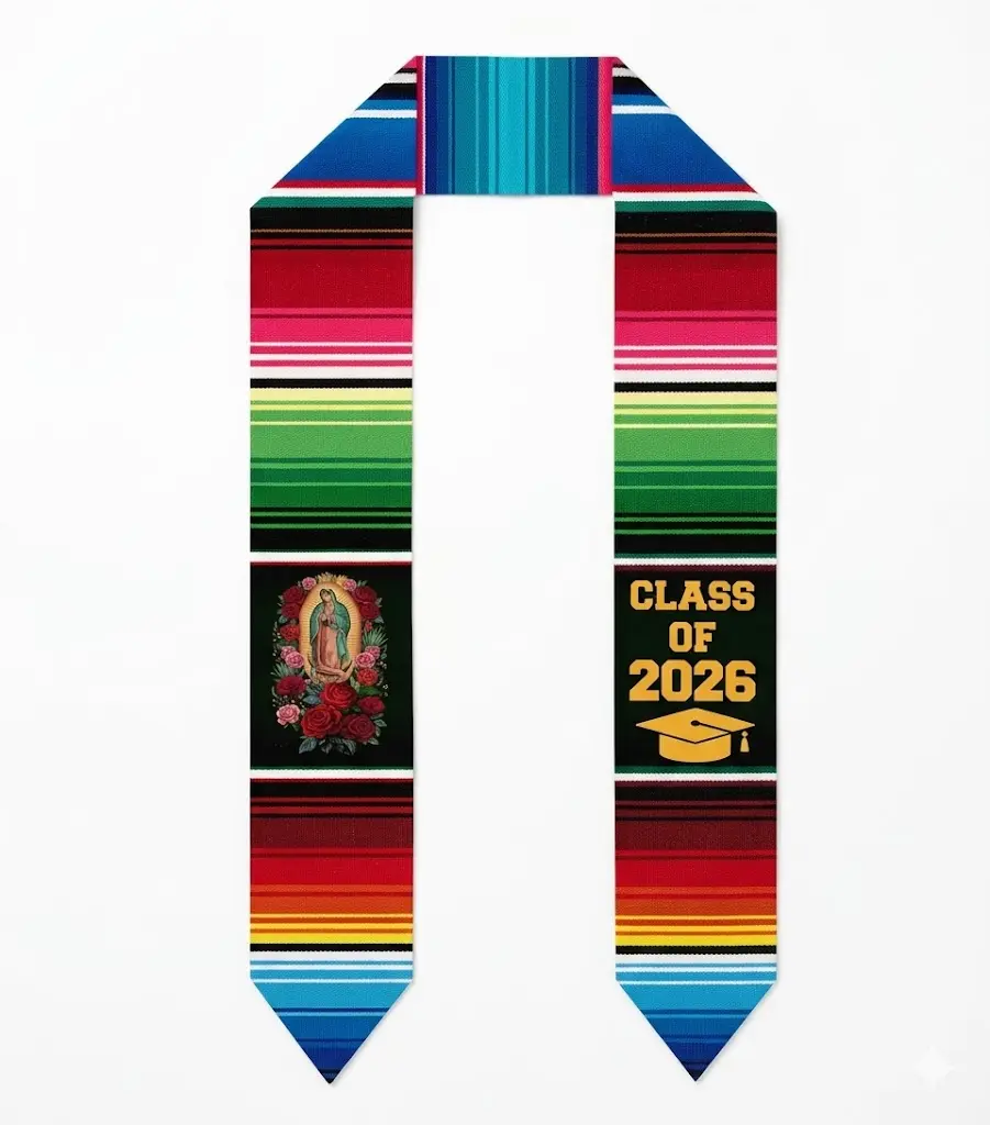 Mexican Graduation Sash Graduation Stole Class Of 2026 Stoles For Graduation 2026