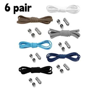 Quick & Easy No-Tie Shoelaces | Lace-Free Elastic Laces for Adults, Kids & Seniors