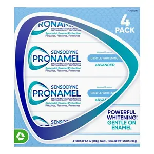 Sensodyne Pronamel Advanced Whitening Toothpaste 6.5 oz 4 pk