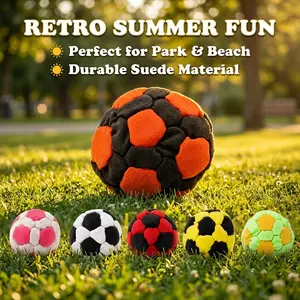 Essential Beach Items Footbag Hacky Sack Ball, Retro Outdoor Toy for Teens, Portable Circle Game for Backyard & Park Play, Hacky Sack Balls Beach games