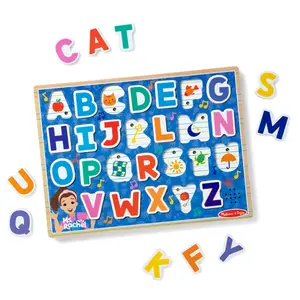 Ms. Rachel  Wooden Phonics Alphabet Sound Puzzle - 24 Pieces
