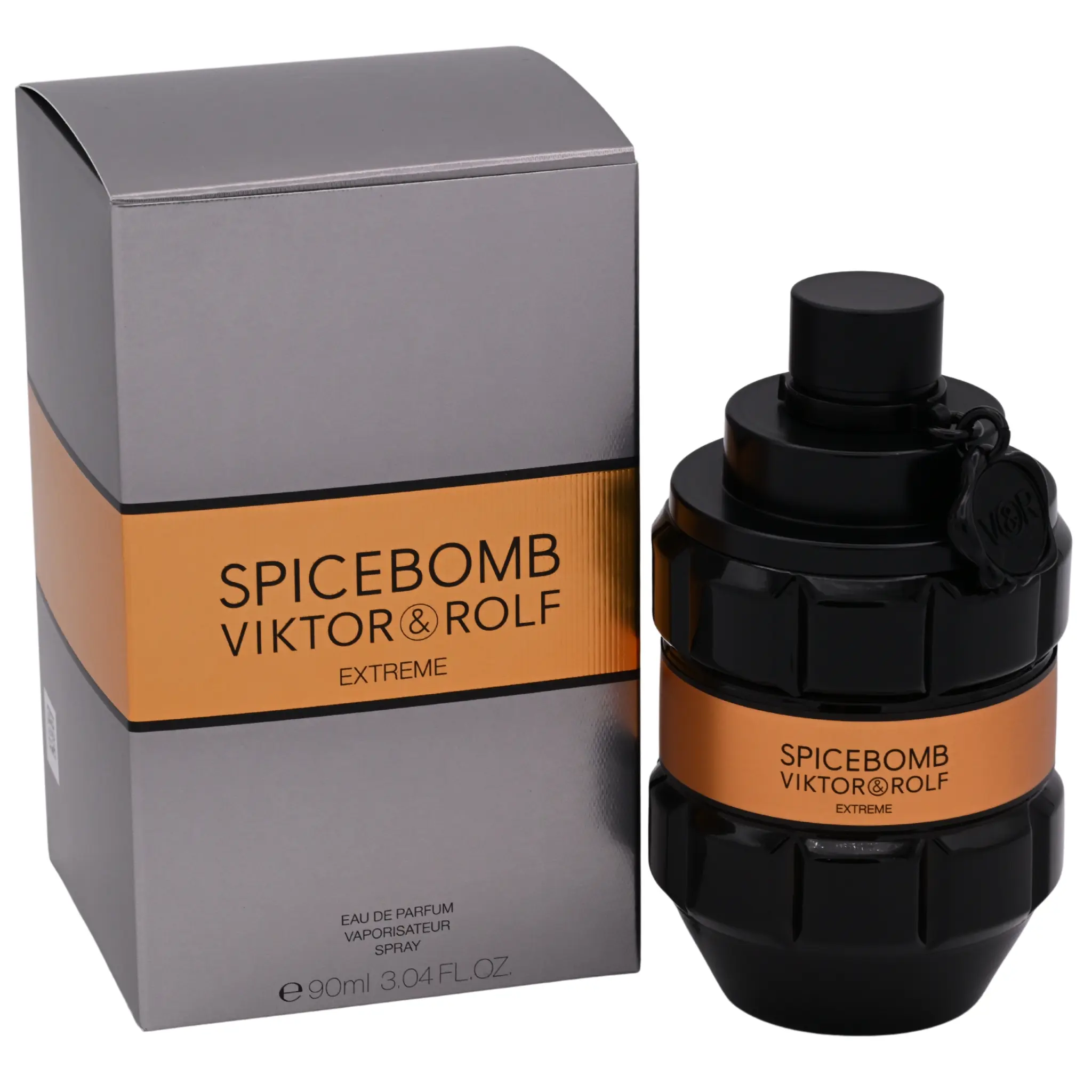 Viktor & Rolf Spicebomb Extreme Oriental Spicy EDP Perfume Spray for Men, 3.0 oz Vanilla Cologne, New Boxed Fragrances, Intense Scent, Men's Fragrance EDP Spray, Perfume Spray Men's Fragrance