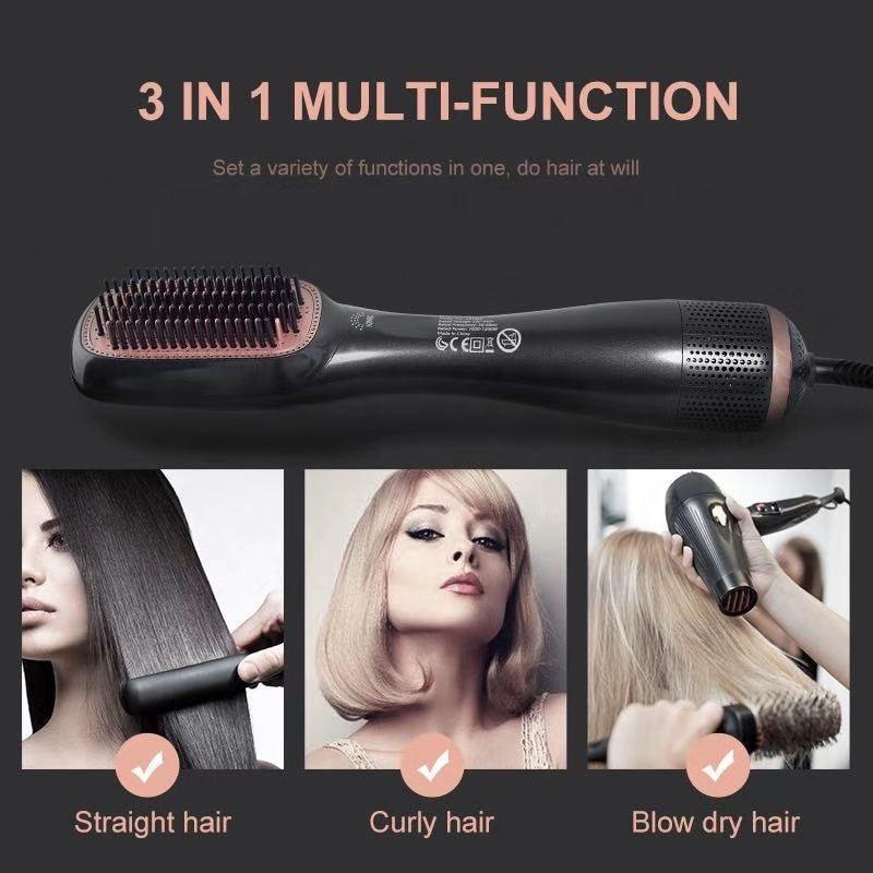 One-Step Hair Dryer and Styler, All-in-One Hair Brush Straightener for Salon-Quality Smooth & Straight Styles