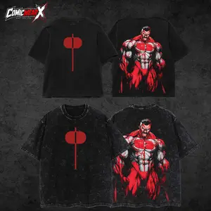 [ ComicWear X ] "Omni Man" Invincible Retro Vintage Menswear Gift movie fans Top Apparel Classic Oversized Seamless Simple Straight Man Clothes Cotton designer shirts, graphic tees, men gifts, ,Graphic Streetwear T-shirt tees  good tshirt