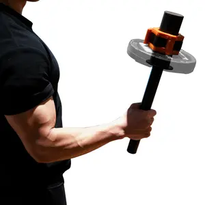 Fitarc Wrist Bar,Forearm Strengthener, Forearm training bar, Wrist Curl Bar for 2 Inch Olympic Plate,Grip Strength Trainer, Forearms Workout for Lateral Forearm,Wrist Rotation Exerciser,Forearm Trainer