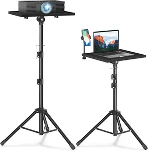 Projector Stand Tripod - Laptop Tripod Projector Stand Adjustable Height 22 to  Inch, Projector Tripod Stand, Tripod for Porjector, Projector Stand for Outdoor Movies