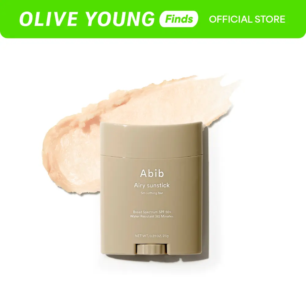 [Abib]  Airy Sunstick Smoothing Bar SPF50 0.81 oz (23g) | Matt Finish, Non-Sticky Sun Protection for Face and Body, Long-lasting, UV Protector sunscreen