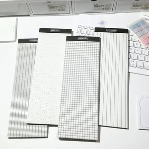 Creative Long Tear-Off Math Notebook, Non-Sticky Lined Pages, Ideal for Students & Office Use, 50 Sheets Per Book, School Supplies