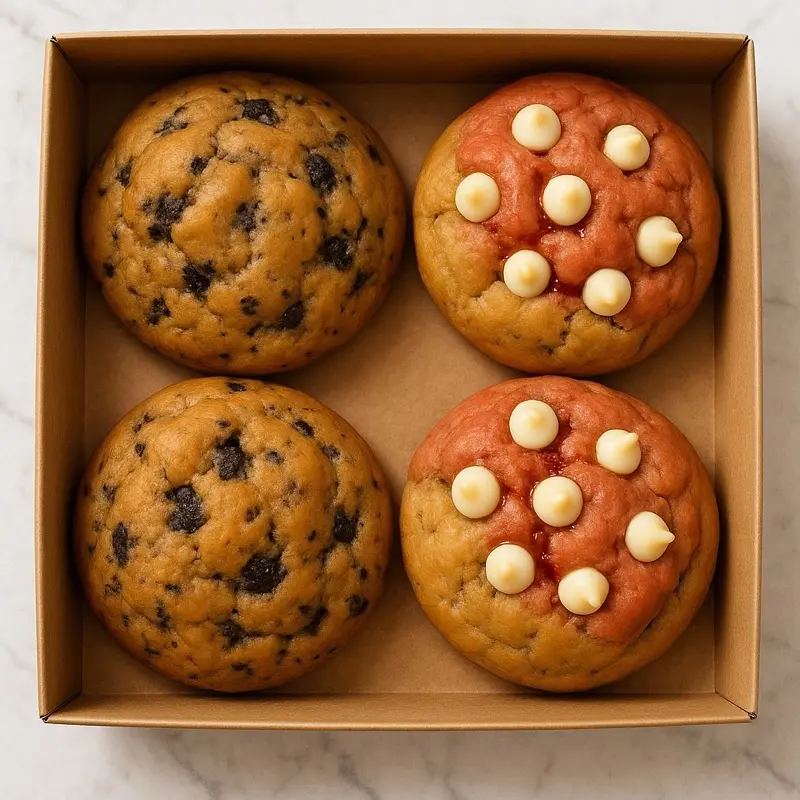 Nucita and Oreo Flavors Box - Includes  Nucita and  Oreo Flavored differents options of boxes of cookies starting 4 cookies
