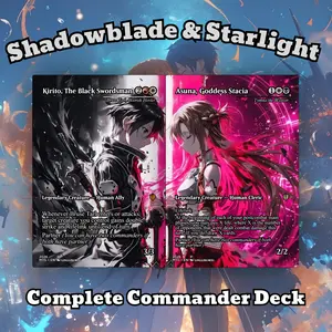 Shadowblade & Starlight – Bruse Tarl & Tymna, Frontline Partners | MTG Proxy Commander Deck (100 Cards + Tokens)