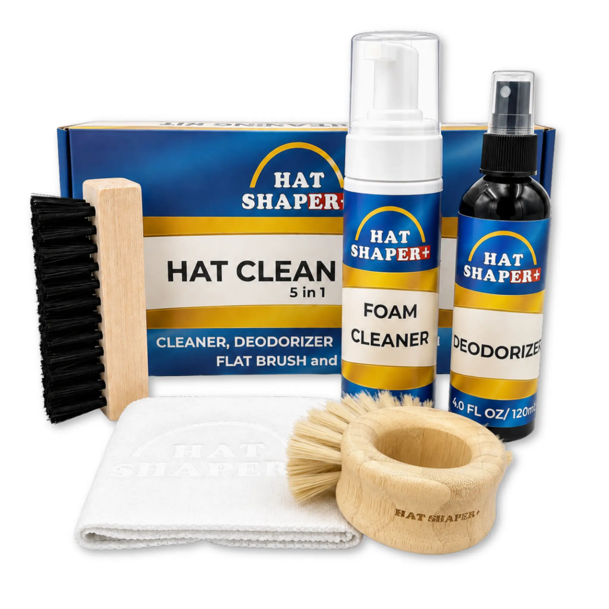 5-in-1 Hat Cleaning Kit - Household Home Care Supply for Carpet, Fabric Hat Stain Removal