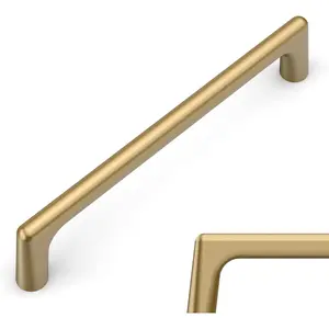 10 Pack Champagne Bronze Cabinet Pulls 5 Inch(128MM) Hole Centers Kitchen Cabinet Handles Hardware Kitchen Handles for Cabinets Cupboard Handles Drawer Pulls ZH0041