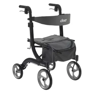 Nitro Euro Style Walker Rollator, Black Nitro Euro Style Walker Rollator, Black