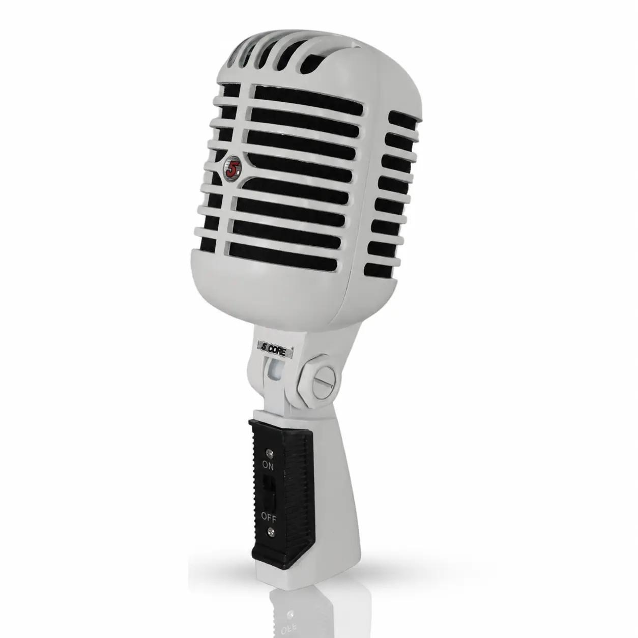 5 Core Retro Dynamic Vocal Iconic Microphone Vintage Style Classic Cardioid Unidirectional Mic