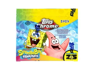 2025 Topps SpongeBob Chrome 25th Anniversary Hobby Box (Single Pack) Ripped on Stream