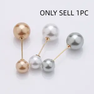Elegant Pearl Pin Brooch for Clothing, Invisible Anti-Slip Design, High-Quality Versatile Decorative Accessory, Solid Color