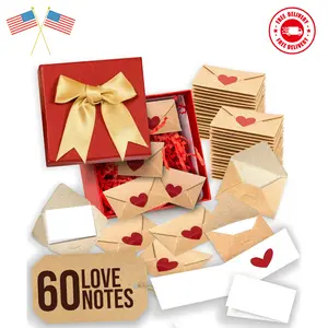 60 Blank Note Cards And Envelopes
