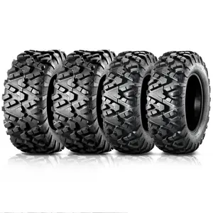 MaxAuto 27x9-14&27x11-14 Sport ATV/UTV Off-Road Tires, Aggressive Tread Pattern(20mm Depth),6ply,Tubeless, Set of 4