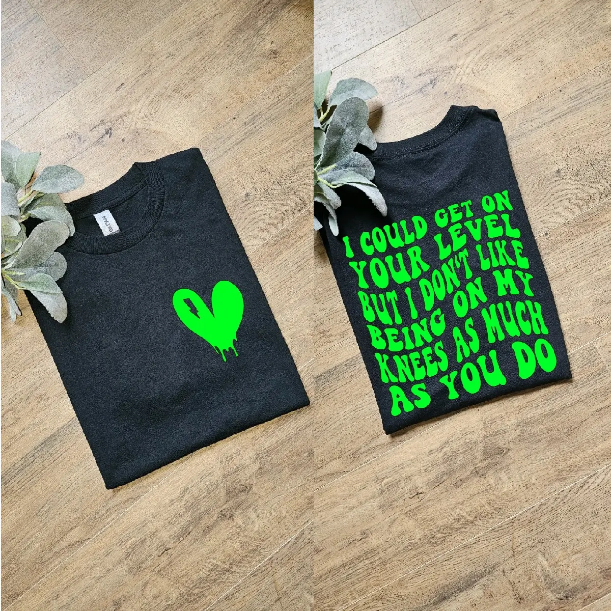 funny i could get on your level but i dont get on my knees as much as you do retro sarcastic humor funny tee