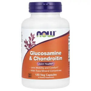 NOW Foods Glucosamine & Chondroitin, 120 Veg Capsules