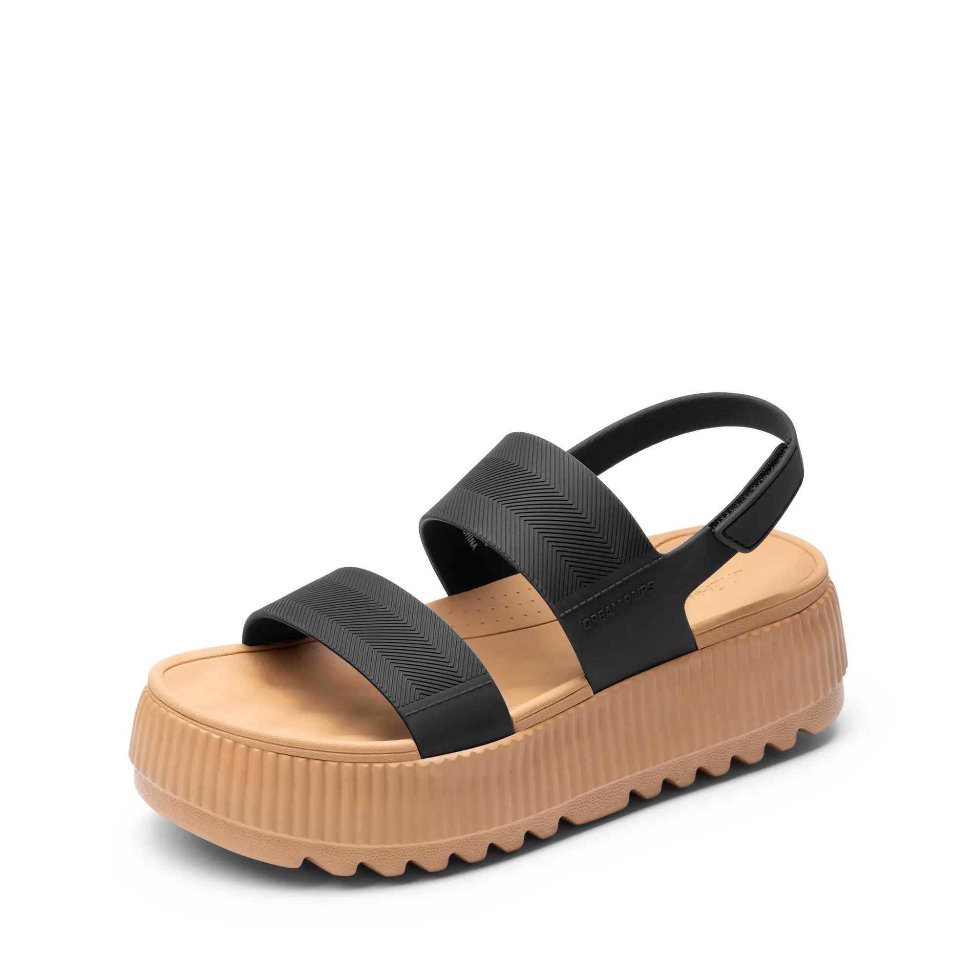DREAM PAIRS Women's Stylish Elegant Wedge Heels Platform Sandals - Adjustable, Lightweight, Waterproof Footwear for Summer Beach Use, Wedge Heels Sandals, Stylish Elegant Sandals