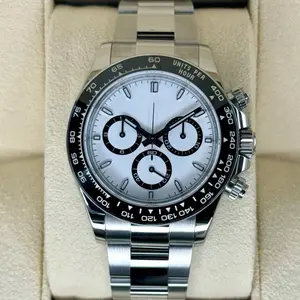 Mens Business Luxury Chrono Racing Steel Automatic Homage Custom Watch