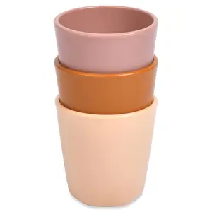 Tiny Twinkle Toddler Cups Set – 3 Pack | BPA-Free, Spill-Resistant Training Cups for Babies | Easy-Grip Silicone Cups for Infants & Toddlers