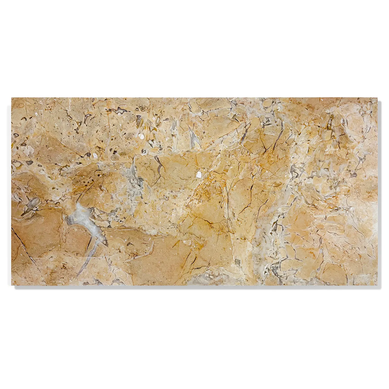 YYDS 12*24 Gold Yellow Beige natural marble, for floor and wall, polished marble tile, natural stone, genuine marble, real marble, 1 box 4 pcs