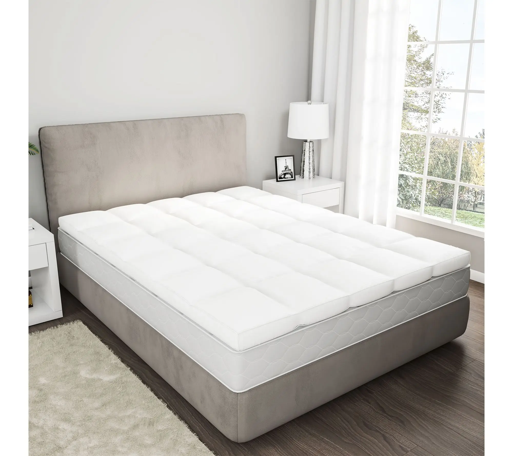 Lavish Home Down 2" Gusset Full Mattress Topper