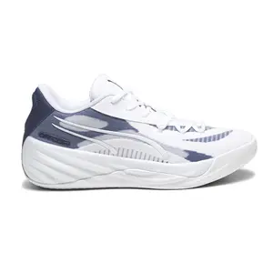 PUMA Mens All Pro Nitro Team Basketball Sneakers Shoes - White