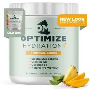 OPTIMIZE MINERALS Optimize Hydration+ Electrolyte Supplement with Magnesium & Creatine for Muscle Strength Performance & Recovery