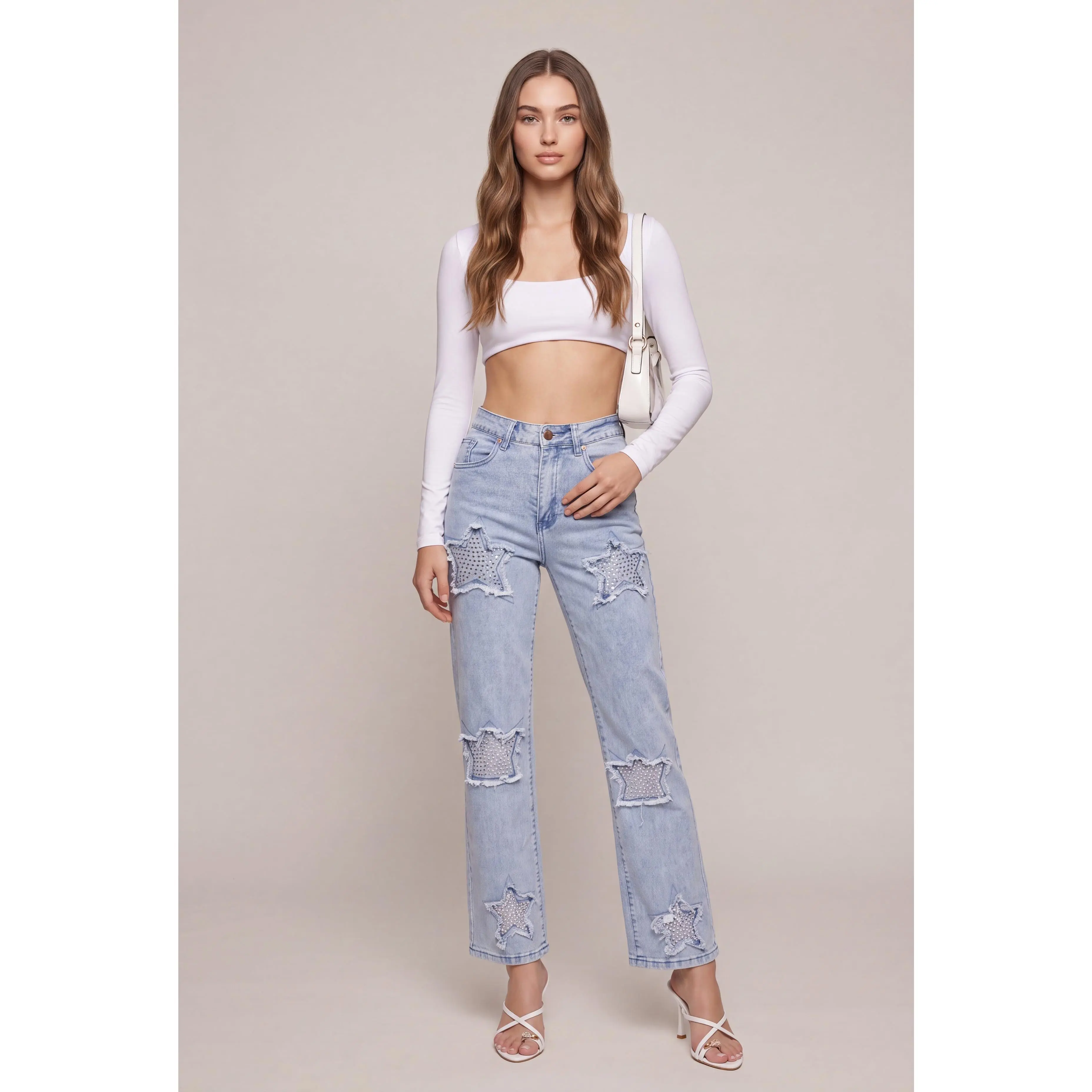 Star Patch Jeans