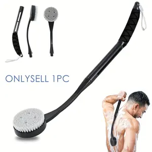 Long Handle Shower Back Brush, Detachable Adjustable Length, Gentle Exfoliating, Body Back Scrubber, Best Gift, Arc-Shaped Bath Brush, Shower Bath Tool, Body Care Tool