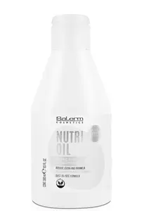 Salerm Cosmetics Nutri Oil Botanic Elixir Plex Fiber Protect Hair Oil, 10.1oz Nourishing Moisturizing Haircare Treatment with Vitamins for Color-Treated & Chemically Treated Hair, Lightening & Smoothness