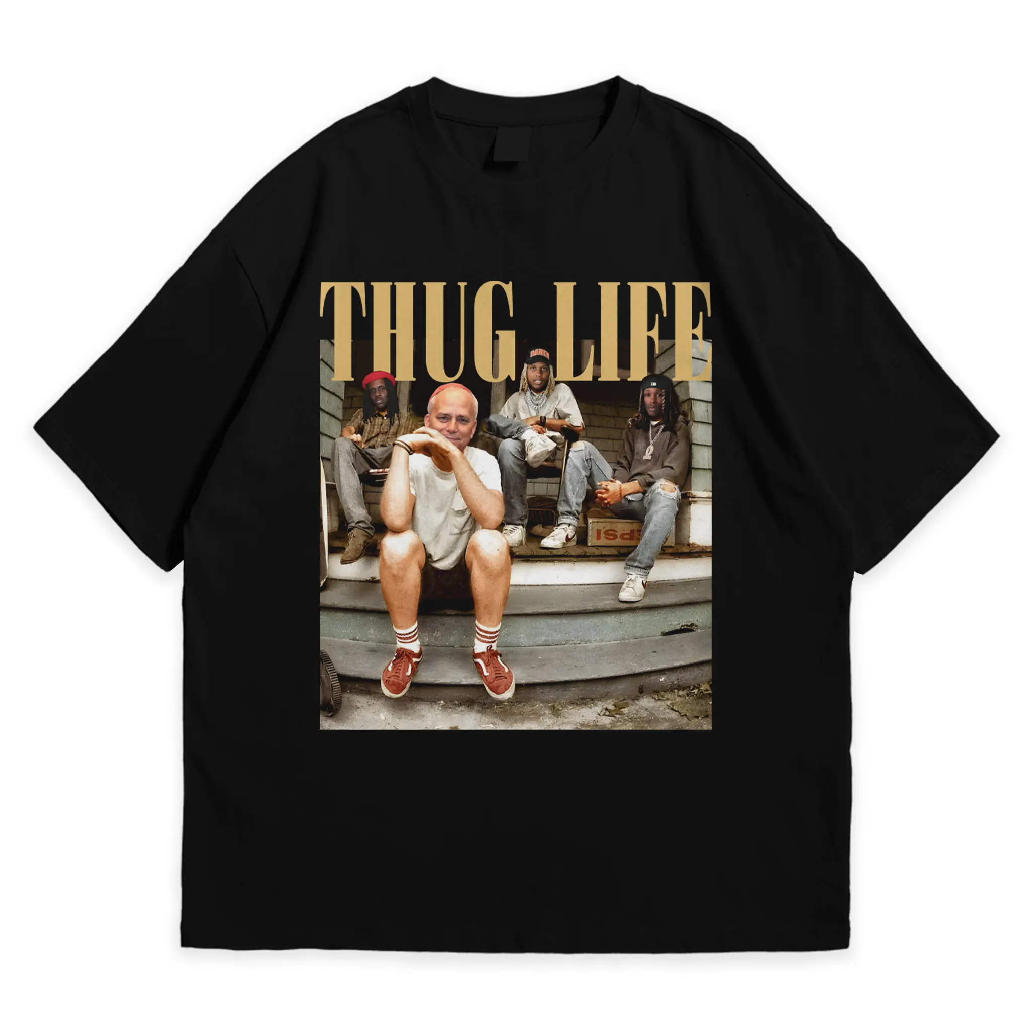 Thug Life Pope From Oblock T-Shirt, First American Pope T-Shirt