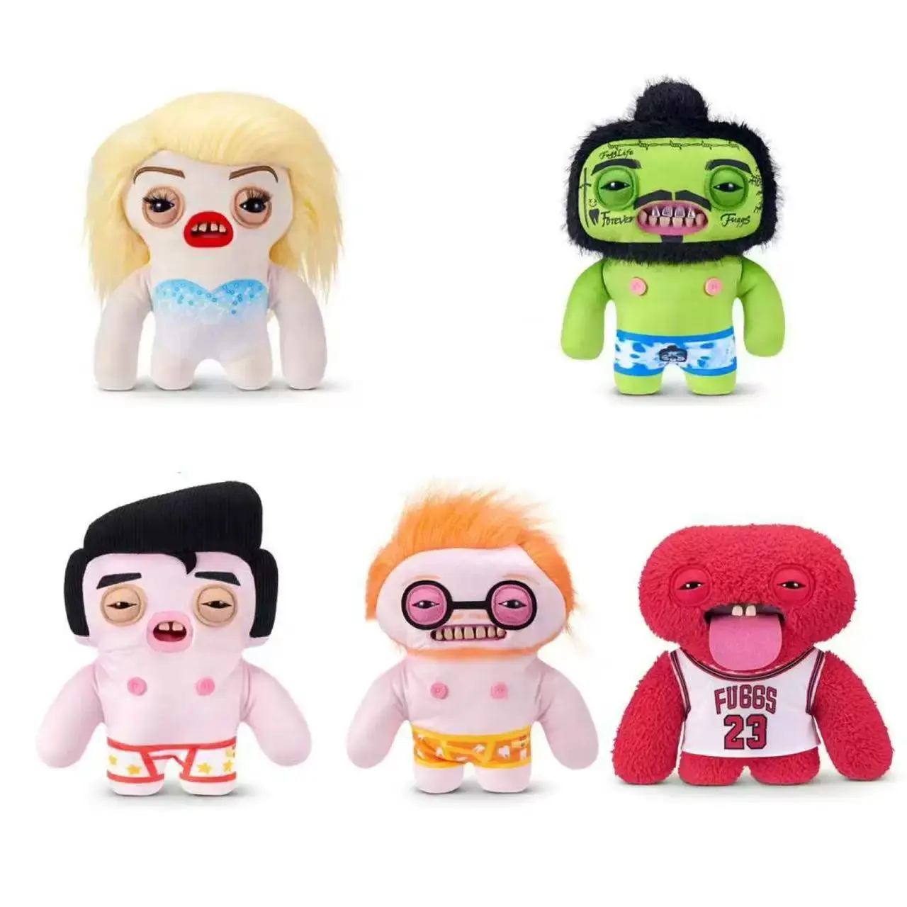 Fuggler Fuggstars! series- Take your favorite stars home Adorable Plush Toys with Unique Characters