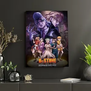 Dr. Stone Anime Poster, Senku Ishigami Canvas Art N03