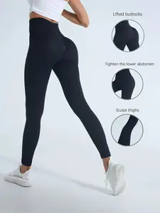 Women's High-Waisted Shark Leggings, Tummy Control Sculpting Pants with Supportive Waistband for Workouts & Active Lifestyles