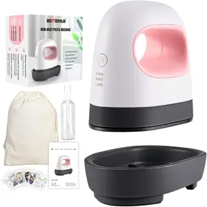 Mini Heat Press Machine, Small Heat Press Portable Iron Press Machine, Sublimation and HTV Vinyl Shirt Press Machine for Hat, Bags, Heating Transfer Small Projects ()