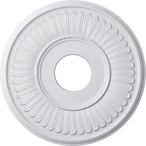 15 3/4"OD x 3 7/8"ID x 3/4"P Ceiling Medallion Fits Canopies up to 7"