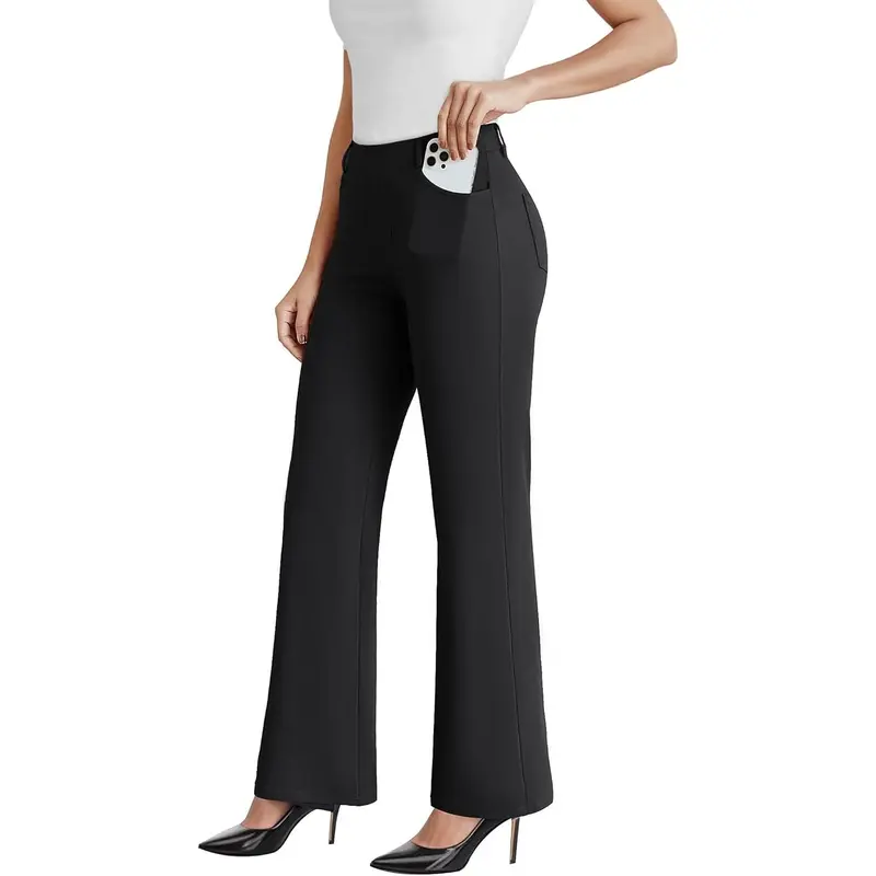 black stretchy dress pants Men's Nautica x MagnaReady Adaptive Fly Stretch Dress Pant in Black - Size 38X30 - Parkinson's Adaptive Clothing main image 0