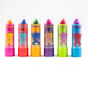 Cherimoya Changing Magic Lipstick - Fruit Flavor Color Changing Lipsticks 12PC Mix Colors.