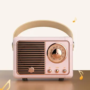 Vintage Speaker Hm11 Classic Retro Music Player, Stereo Portable Mini Decorative Speaker, Travel Music Player, Portable Speakers, Gift Idea