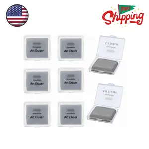 8-Pack Gray Kneaded Erasers | Moldable & Dust-Free Putty Eraser