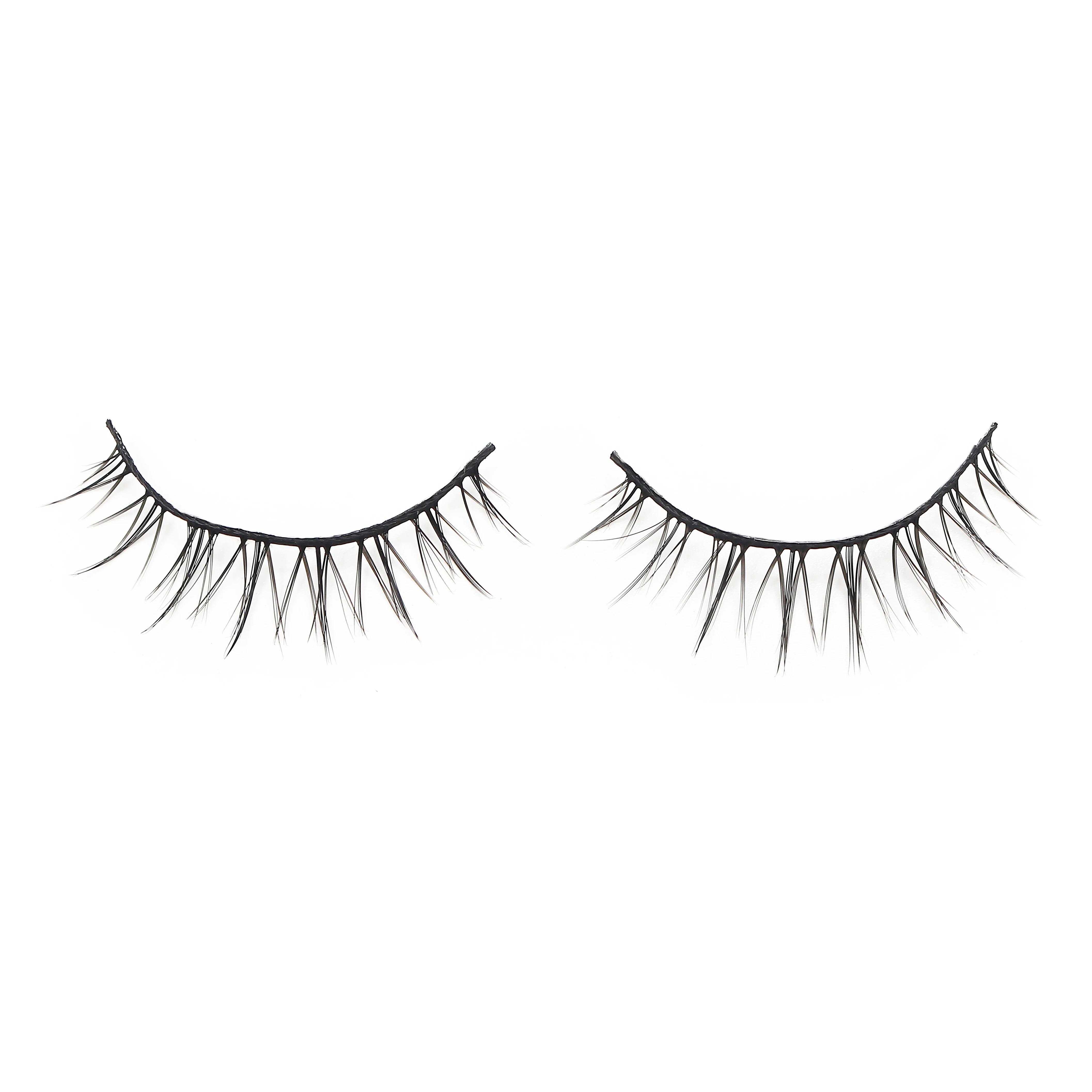 Fake Eyelash Anime Lashes 5 Pairs Little Devil Eyelashes Natural Daily Makeup Manga Eyelashes Clear Band Eyelashes